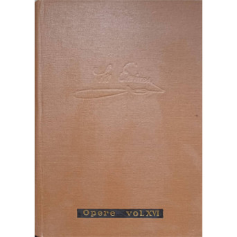 OPERE VOL.XVI