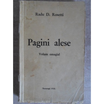 PAGINI ALESE. VOLUM OMAGIAL