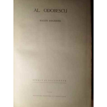 PAGINI REGASITE. STUDII SI DOCUMENTE