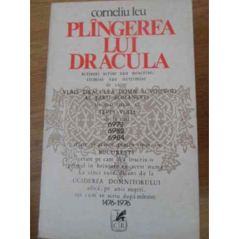 PLANGEREA LUI DRACULA