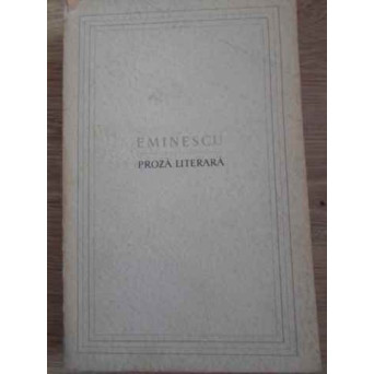 PROZA LITERARA
