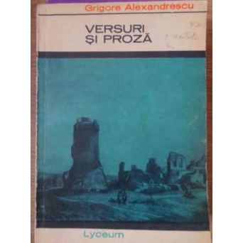 VERSURI SI PROZA