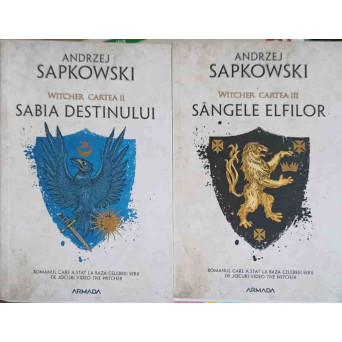 WITCHER CARTEA 2 SI 3: SABIA DESTINULUI, SANGELE ELFILOR