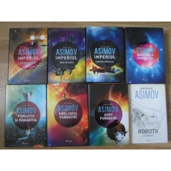 SET 8 CARTI DE COLECTIE ISAAC ASIMOV, EDITURA PALADIN