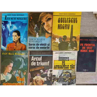 LOT 7 CARTI ERICH MARIA REMARQUE