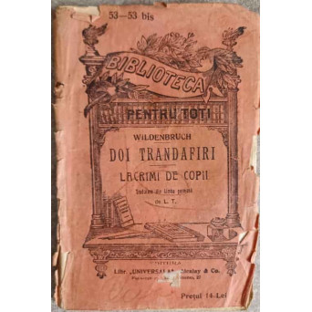 DOI TRANDAFIRI. LACRIMI DE COPII