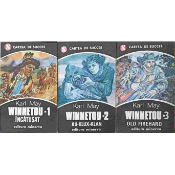 WINNETOU VOL.1-3 WINNETOU INCATUSAT. KU-KLUX-KLAN. OLD FIREHAND