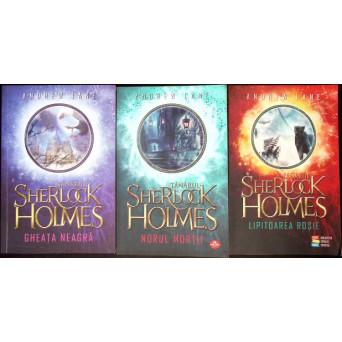 TANARUL SHERLOCK HOLMES VOL.1-3 GHEATA NEAGRA; NORUL MORTII; LIPITOAREA ROSIE