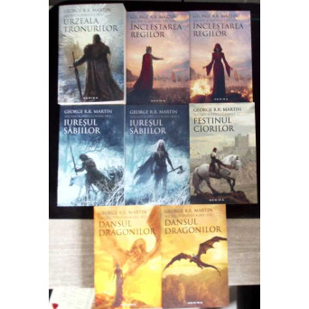 COLECTIA GAME OF THRONES. SAGA CANTEC DE GHEATA SI FOC VOL.1-5