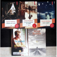 LOT 5 CARTI PATRICK MODIANO: CALATORIE DE NUNTA, CA SA NU TE PIERZI IN CARTIER, IARNA NOPTILOR, UN PEDIGRI, DORA BRUDER