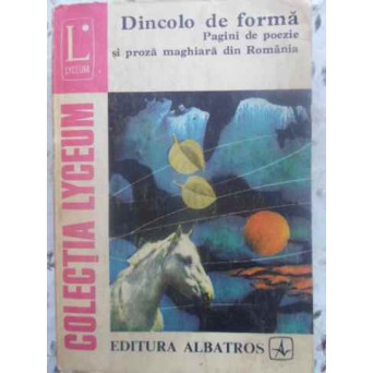 DINCOLO DE FORMA. PAGINI DE POEZIE SI PROZA MAGHIARA DIN ROMANIA
