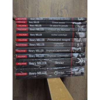 LOT 11 CARTI HENRY MILLER (PLEXUS, SEXUX, OCHIUL COSMOLOGIC, TROPICUL CANCERULUI, ETC.)