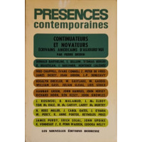 PRESENCES CONTEMPORAINES PRESENCES CONTEMPORAINES