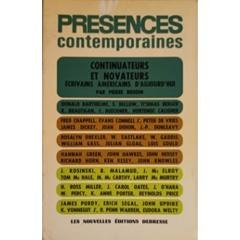 PRESENCES CONTEMPORAINES