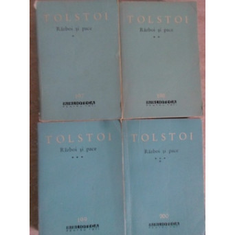 RAZBOI SI PACE VOL.1-4