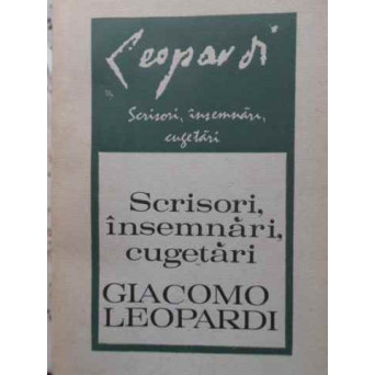 SCRISORI, INSEMNARI, CUGETARI