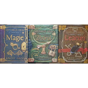 SERIA SEPTIMUS HEAP VOL.1-3 MAGIE, ZBORUL, LEACURI