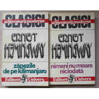 ZAPEZILE DE PE KILIMANJARO. NIMENI NU MOARE NICIODATA VOL.1-2 ZAPEZILE DE PE KILIMANJARO. NIMENI NU MOARE NICIODATA VOL.1-2