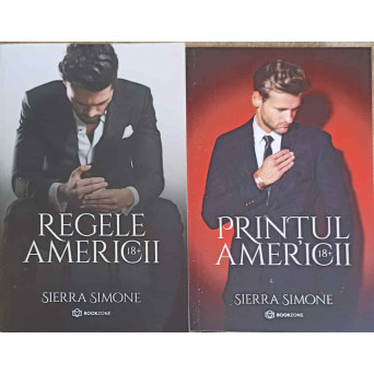 SET 2 CARTI SIERRA SIMONE: PRINTUL AMERICII, REGELE AMERICII