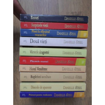 LOT 10 CARTI DANIELLE STEEL, COLECTIA CARTI ROMANTICE