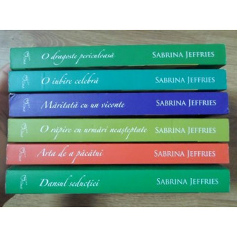 LOT 6 CARTI SABRINA JEFFRIES. COLECTIA IUBIRI DE POVESTE