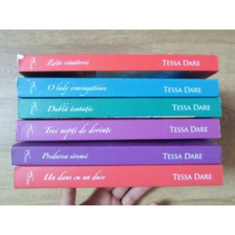 LOT 6 CARTI TESSA DARE. COLECTIA IUBIRI DE POVESTE