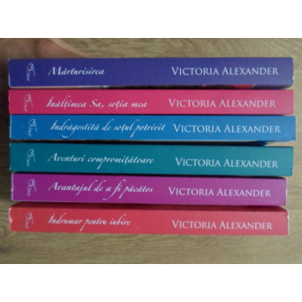 LOT 6 CARTI VICTORIA ALEXANDER, COLECTIA IUBIRI DE POVESTE