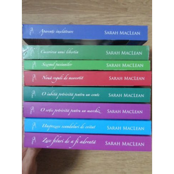 LOT 8 CARTI SARAH MACLEAN. COLECTIA IUBIRI DE POVESTE