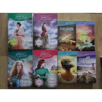 LOT 8 CARTI WINSTON GRAHAM, SERIA POLDARK, COLECTIA IUBIRI DE POVESTE SI CARTI ROMANTICE
