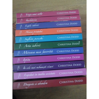 SET 11 CARTI CHRISTINA DODD. COLECTIA IUBIRI DE POVESTE
