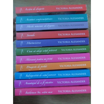 SET 11 CARTI VICTORIA ALEXANDER. COLECTIA IUBIRI DE POVESTE