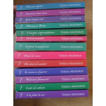 SET 13 CARTI TERESA MEDEIROS. COLECTIA IUBIRI DE POVESTE