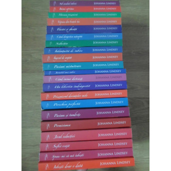 SET 21 CARTI JOHANNA LINDSEY. COLECTIA IUBIRI DE POVESTE