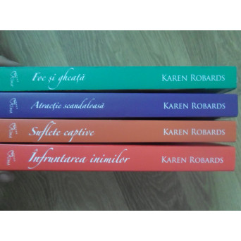 SET 4 CARTI KAREN ROBARDS. COLECTIA IUBIRI DE POVESTE