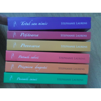 SET 6 CARTI STEPHANIE LAURENS. COLECTIA IUBIRI DE POVESTE