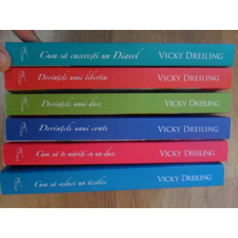 SET 6 CARTI VICKY DREILING. COLECTIA IUBIRI DE POVESTE