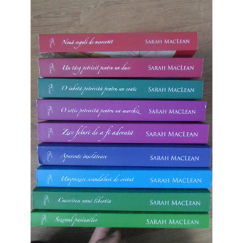 SET 9 CARTI SARAH MACLEAN. COLECTIA IUBIRI DE POVESTE