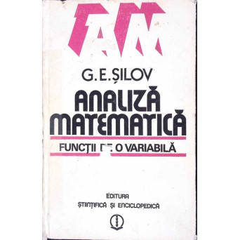 ANALIZA MATEMATICA. FUNCTII DE O VARIABILA