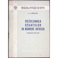 REZOLVAREA ECUATIILOR IN NUMERE INTREGI