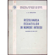 REZOLVAREA ECUATIILOR IN NUMERE INTREGI