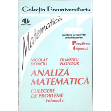 ANALIZA MATEMATICA, CULEGERE DE PROBLEME