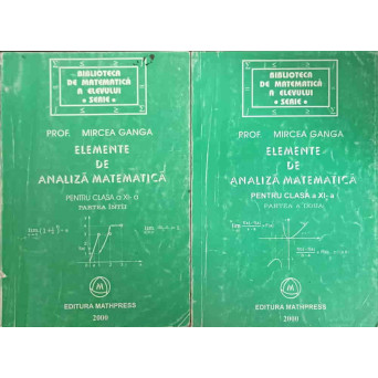 ELEMENTE DE ANALIZA MATEMATICA PENTRU CLASA A XI-A VOL.1-2