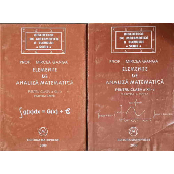 ELEMENTE DE ANALIZA MATEMATICA PENTRU CLASA A XII-A VOL.1-2