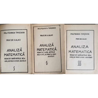 ANALIZA MATEMATICA VOL.1-3