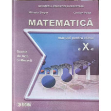 MATEMATICA. MANUAL PENTRU CLASA A X-A