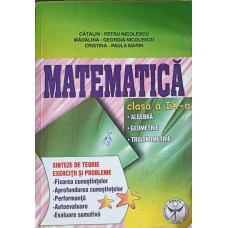MATEMATICA. CLASA A IX-A ALGEBRA, GEOMETRIE, TRIGONOMETRIE