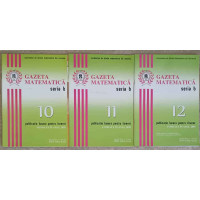 GAZETA MATEMATICA 2011, SERIA B VOL.10-12/2011 (3 REVISTE) GAZETA MATEMATICA 2011, SERIA B VOL.10-12/2011 (3 REVISTE)