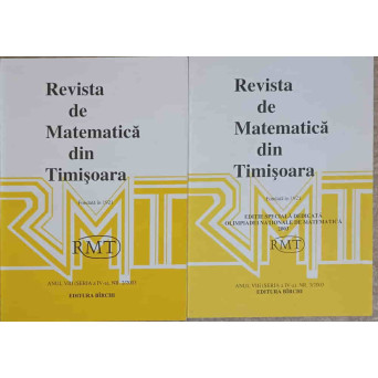 REVISTA DE MATEMATICA DIN TIMISOARA NR2-3/2003