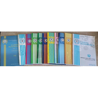GAZETA MATEMATICA 2015, SERIA A VOL.1-2, SERIA B VOL.1-12 (11 REVISTE)