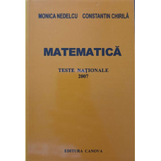 MATEMATICA, TESTE NATIONALE 2007